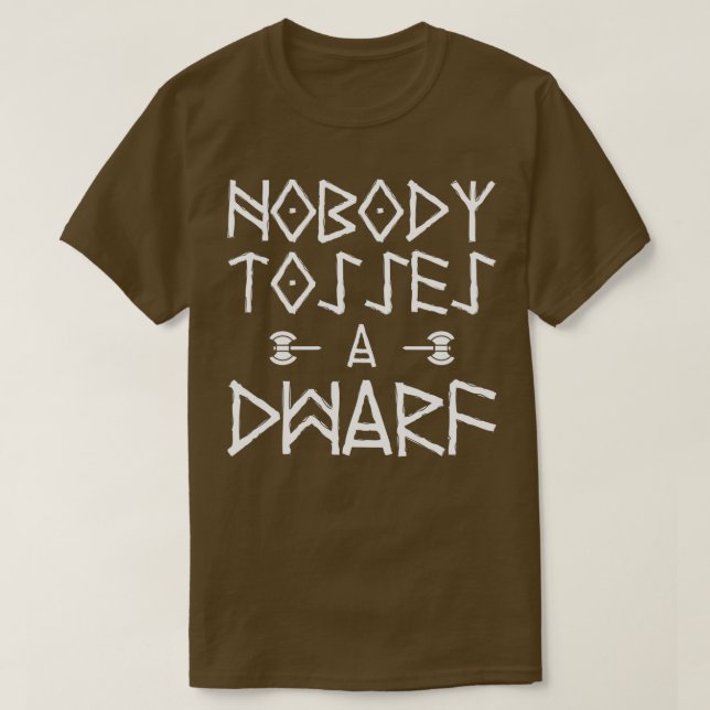 Camiseta Nadie USA Un Enano (Diseño del anverso)