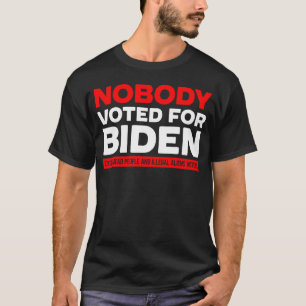 Camiseta Nadie votó por Biden