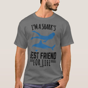 Camiseta Nado con tiburones en el mar