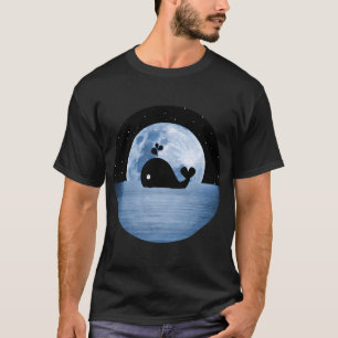 Camiseta Nado Nocturno de Ballenas - Azul