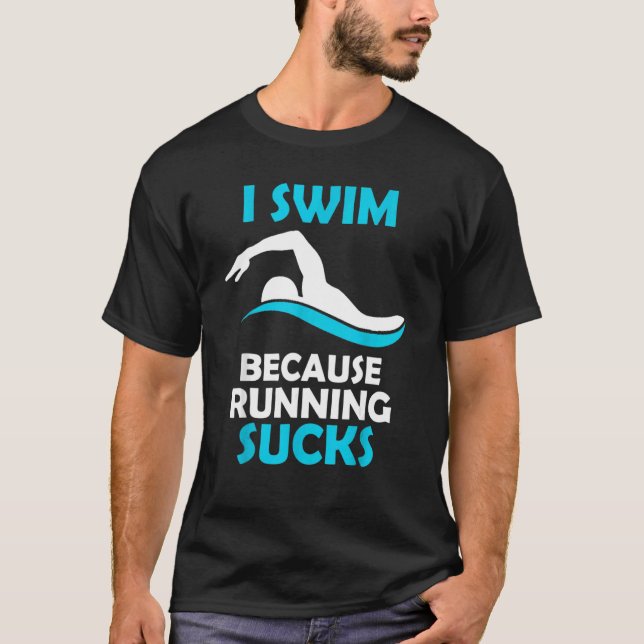 Camiseta Nado Porque Corro Nadando (Anverso)