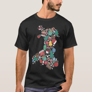 Camiseta Nadolig Llawen Happy Navidades Wales Map Welsh Xma