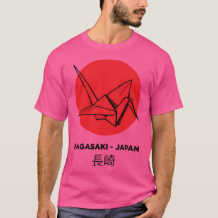 Camiseta Nagasaki Origami es un tributo al culto japonés