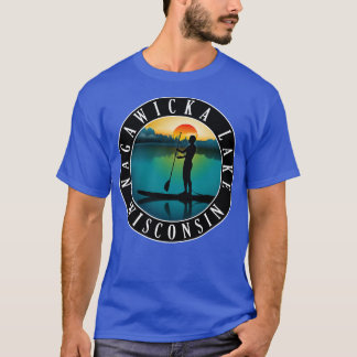 Camiseta Nagawicka Lake Wisconsin Paddleboarding