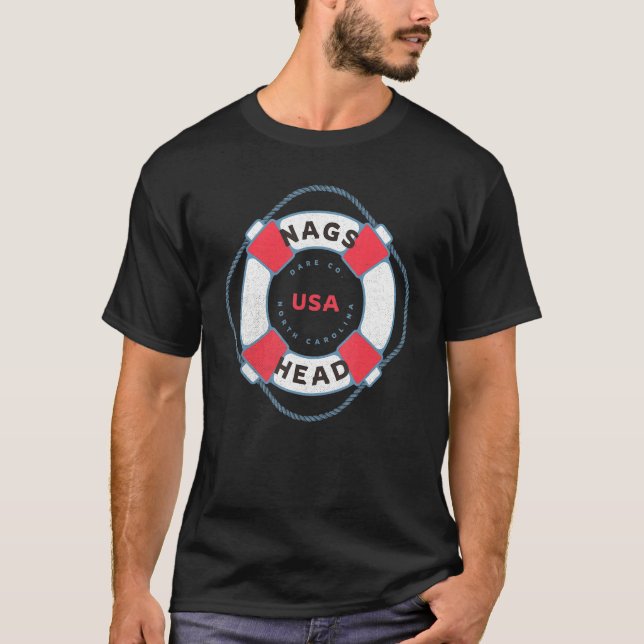 Camiseta Nags Head Nc Summertime VacationPreserver (Anverso)