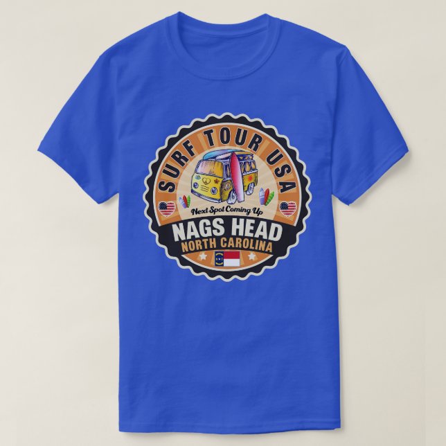Camiseta Nags Head North Carolina 1 (Diseño del anverso)