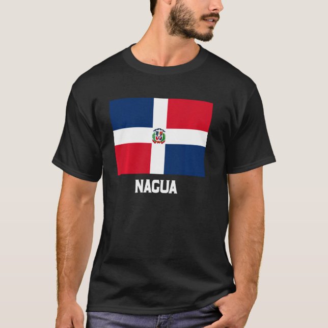 Camiseta Nagua Bandera República Dominicana Emblem Escudo E (Anverso)