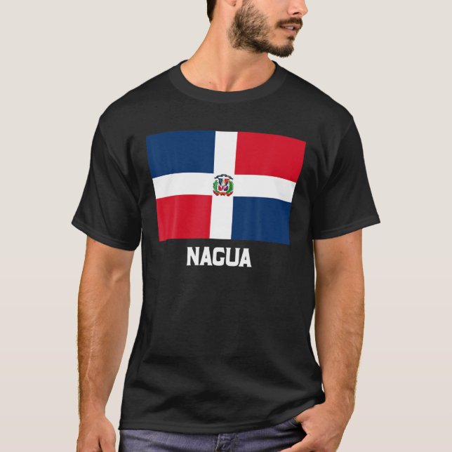 Camiseta Nagua Bandera República Dominicana Emblem Escudo E (Anverso)