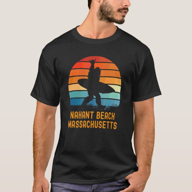 Camiseta Nahant Beach Massachusetts Sasquatch Souvenir 1 (Anverso)