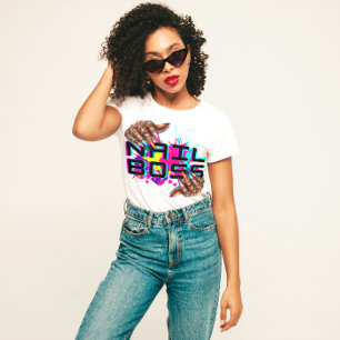Camiseta "Nail Boss" Bold Beauty Tech