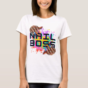 Camiseta "Nail Boss" Bold Beauty Tech