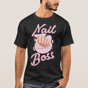 Camiseta Nail Boss Nail Tech