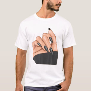 Camiseta Nail Hustler Nail Tech Techniques Nail Bosque Nail