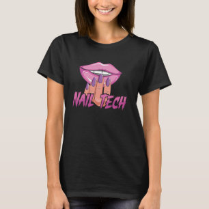 Camiseta Nail Tech Cita de trabajo Uniforme Nail Polaco Nai