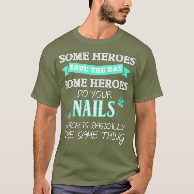 Camiseta Nail Tech Shirt para las mujeres ingeniosas técnic (Anverso)