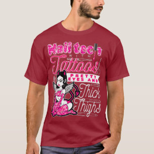 Camiseta Nail Tech Tattoo Beuatician Salon Funny Appartal