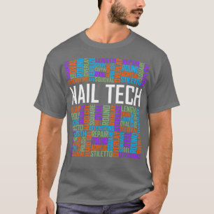 Camiseta Nail Tech Words