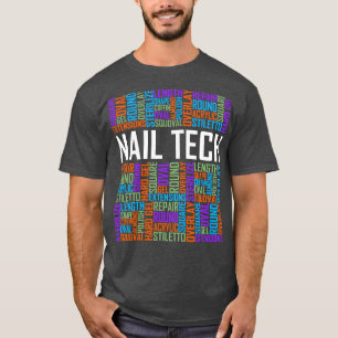 Camiseta Nail Tech Words