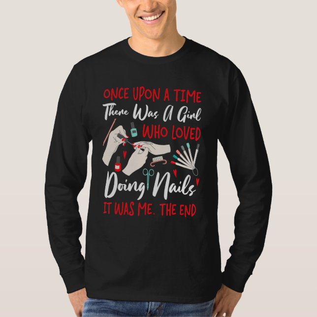 Camiseta Nail Tech Work Uniforme Polaco (Anverso)