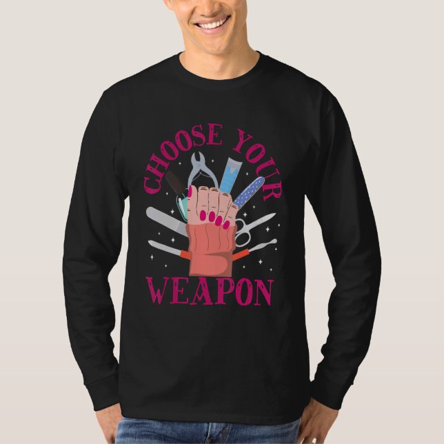 Camiseta Nail Tech Work Uniforme Polaco (Anverso)