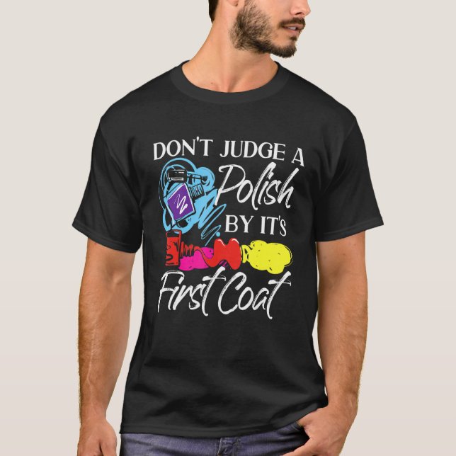 Camiseta Nail Tech Work Uniforme Polaco 2 (Anverso)