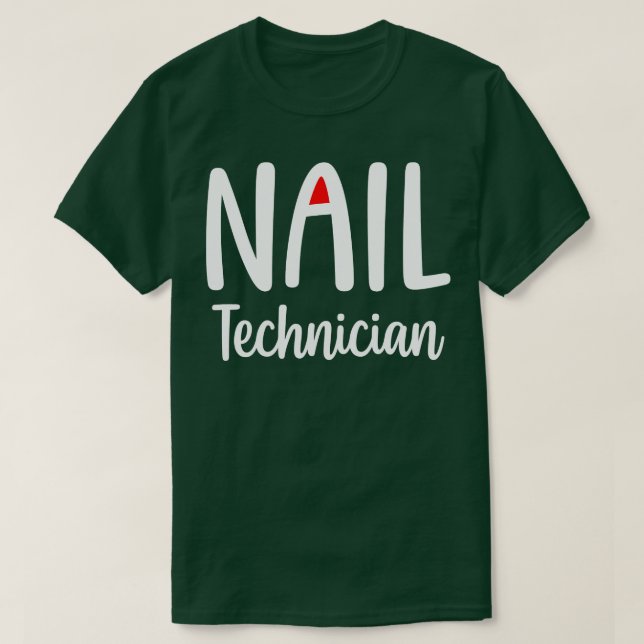 Camiseta Nail Technician (Diseño del anverso)