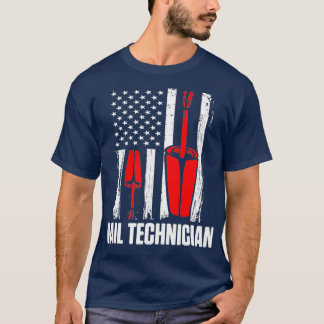 Camiseta Nail Technician Flag Polaco USA Nail Tech Artista