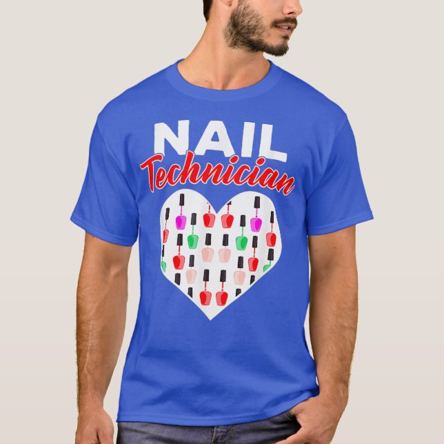 Camiseta Nail Technician Love Polish Nail Tech Artist DA1 (Anverso)