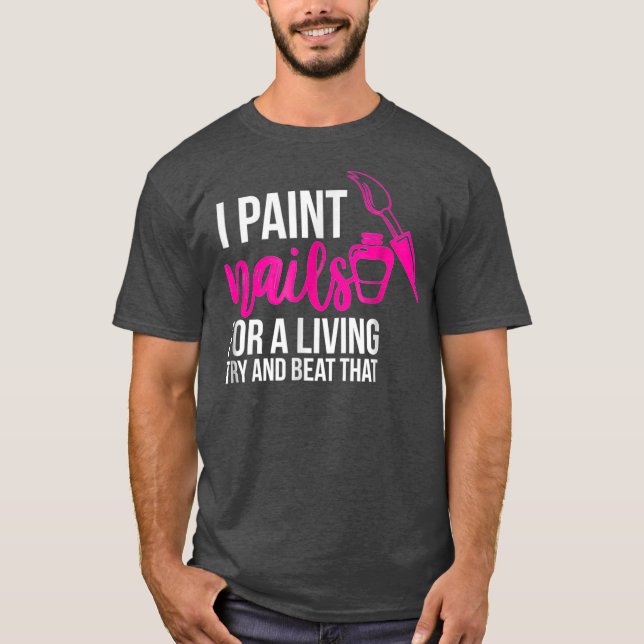Camiseta Nail Technician Manicurist (Anverso)