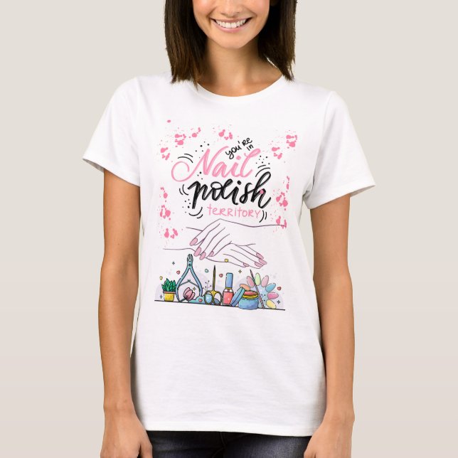 CAMISETA NAILS POLISH (Anverso)