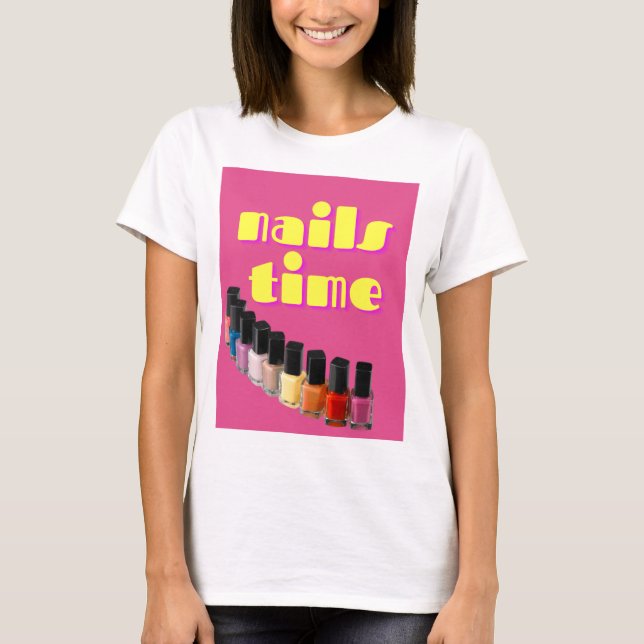 CAMISETA NAILS POR FAVOR (Anverso)