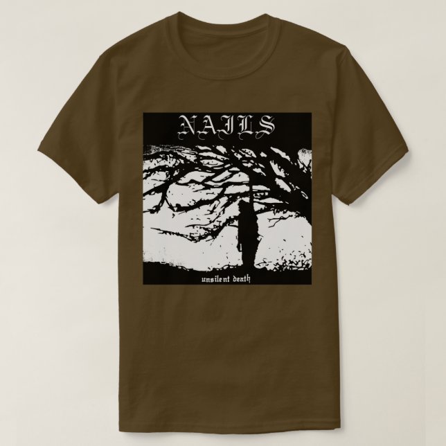Camiseta Nails Unsilencioso Funda de arte (Diseño del anverso)