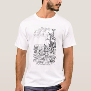 Camiseta Naipe de la piscina de los pescados