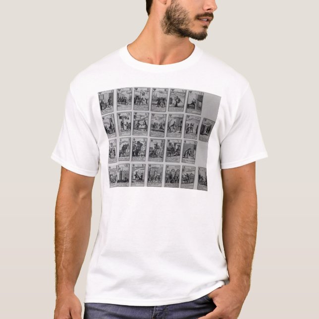 Camiseta Naipes que representan episodios (Anverso)