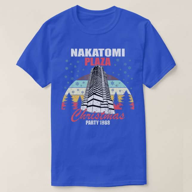 Camiseta Nakatomi Plaza Christmas Party 1988 Funny Xmas Vin (Diseño del anverso)
