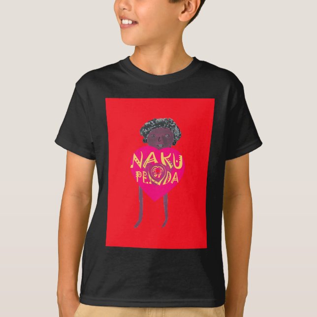 Camiseta Nakupenda Love Art - Swahili Heart Design (Anverso)