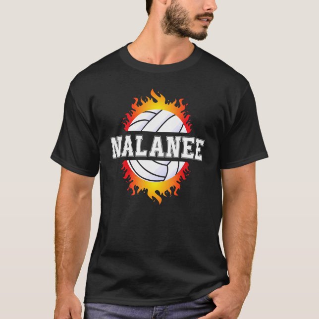Camiseta Nalanee Nombre Voleibol Jugador de Voleibol Chica  (Anverso)