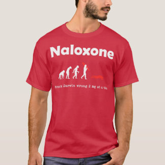 Camiseta Naloxone probando que Darwin está equivocado 2 mg