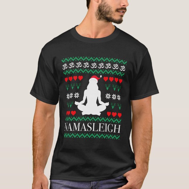 Camiseta Namasleigh Yoga Yogi Namaste Om Ugly (Anverso)