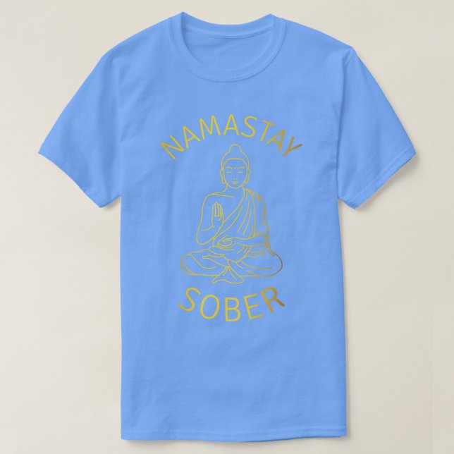 Camiseta Namastay Sober IV (Diseño del anverso)