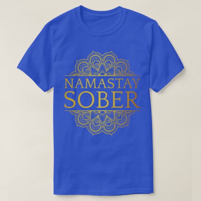 Camiseta Namastay Sober VII (Diseño del anverso)