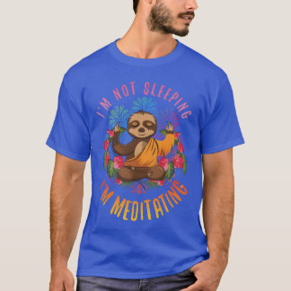 Camiseta Namaste Animal Meditación Mandala Perezoso Yoga am