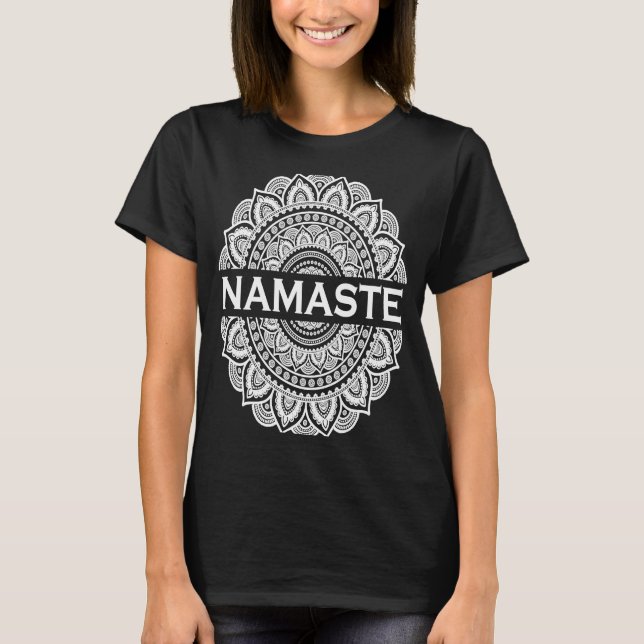 Camiseta Namaste Buddist Mandala (Anverso)