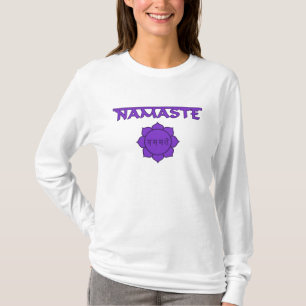 Camiseta Namaste con Lotus y sánscrito