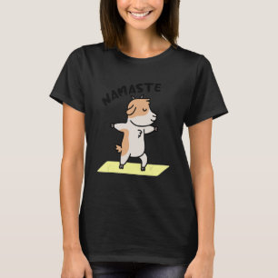 Camiseta Namaste Cute Goat Doing Yoga