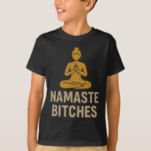 Camiseta Namaste Es – Cita divertida de yoga de Buda 