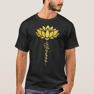 Camiseta Namaste Flor de Loto Yoga Zen Budismo Buda Espirit