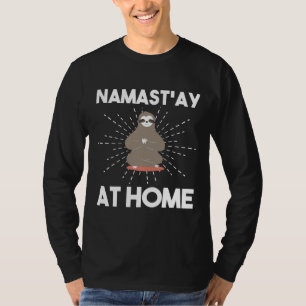 Camiseta Namaste In Home Funny Yoga Slotating