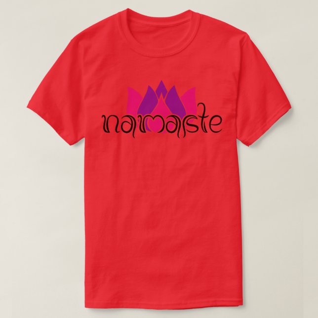 Camiseta Namaste Lotus Flower (Diseño del anverso)