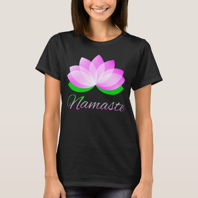 Camiseta Namaste Lotus Flower (Anverso)